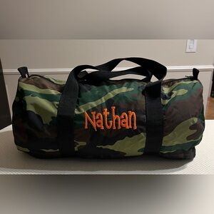 NWOT Boy’s Camo Duffel Bag - Nathan
